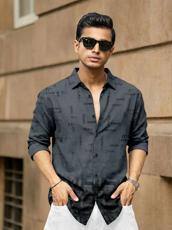 Grey_Cotton_Blend_Printed_Full_Sleeve_Shirt_For_Men