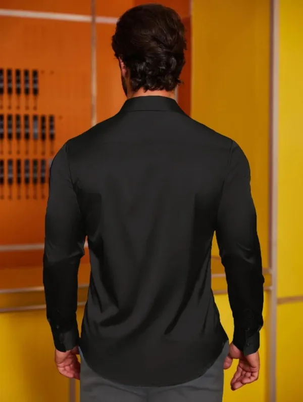 Black_Satin_Solid_Full_Sleeve_Shirt_For_Men