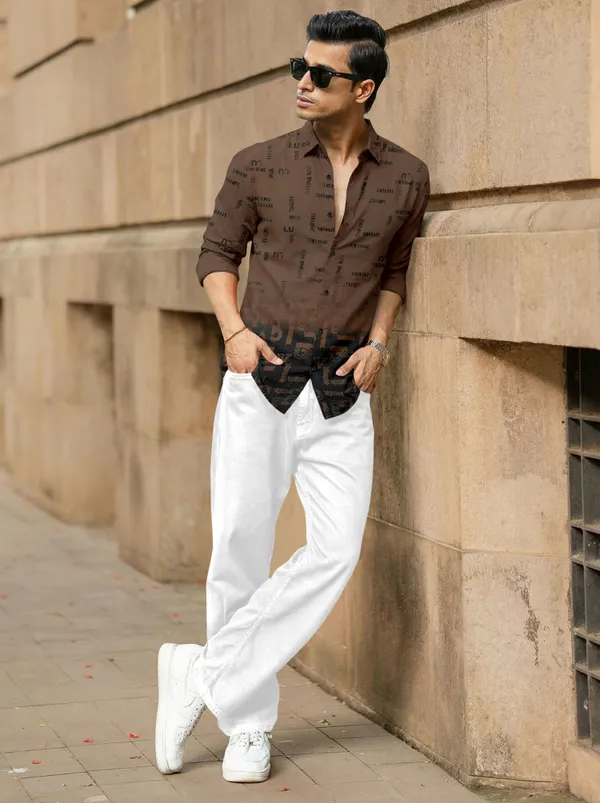 Black_And_Brown_Cotton_Blend_Printed_Full_Sleeve_Shirt_For_Men