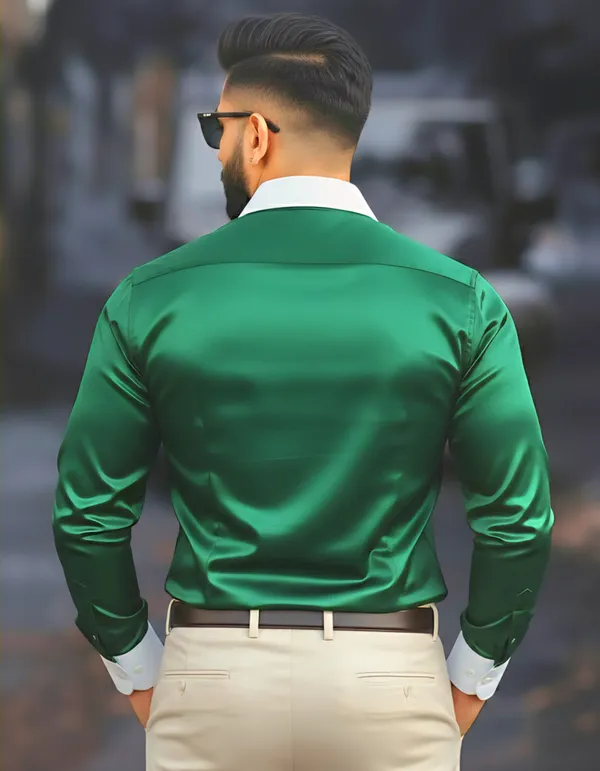 Green_Satin_Solid_Full_Sleeve_Shirt_For_Men