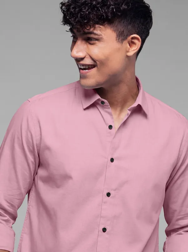 Pink_Cotton_Casual_Solid_Full_Sleeve_Shirt_For_Men