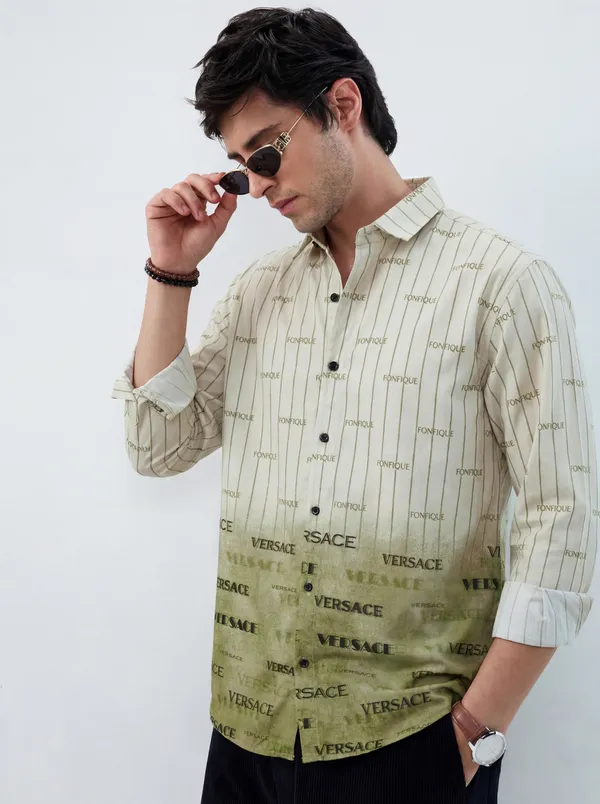 Beige_And_Green_Cotton_Casual_Printed_Full_Sleeve_Shirt_For_Men