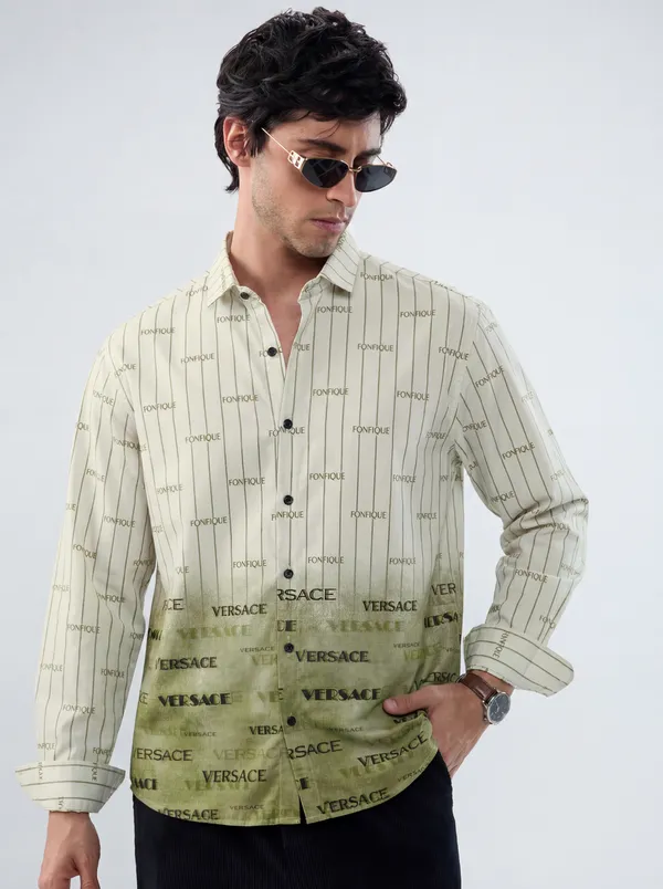 Beige_And_Green_Cotton_Casual_Printed_Full_Sleeve_Shirt_For_Men