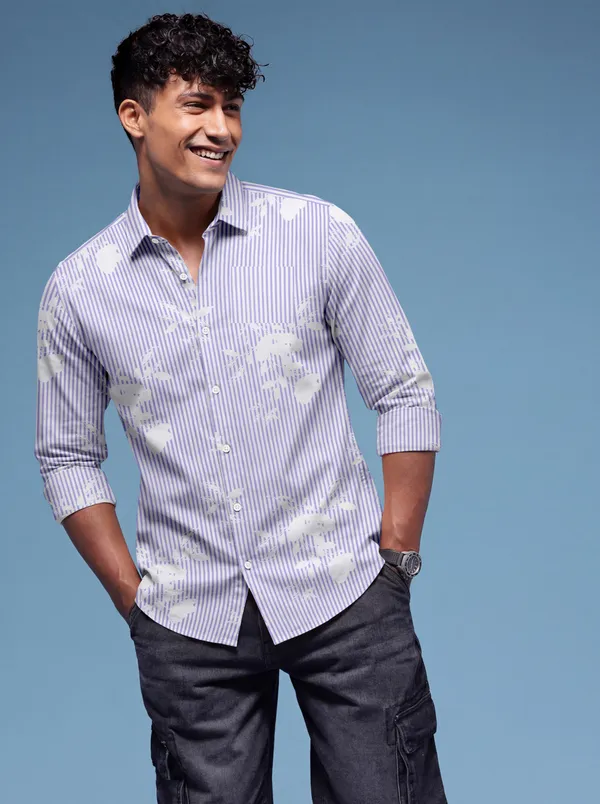 Purple_And_White_Cotton_Casual_Printed_Full_Sleeve_Shirt_For_Men