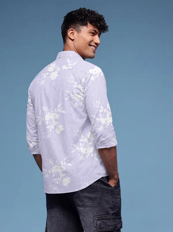 Purple_And_White_Cotton_Casual_Printed_Full_Sleeve_Shirt_For_Men