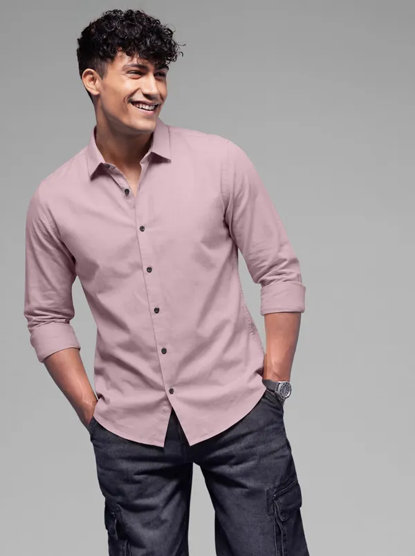 Pink_Cotton_Casual_Solid_Full_Sleeve_Shirt_For_Men
