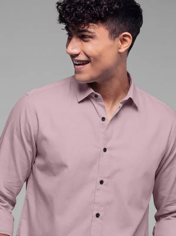 Pink_Cotton_Casual_Solid_Full_Sleeve_Shirt_For_Men