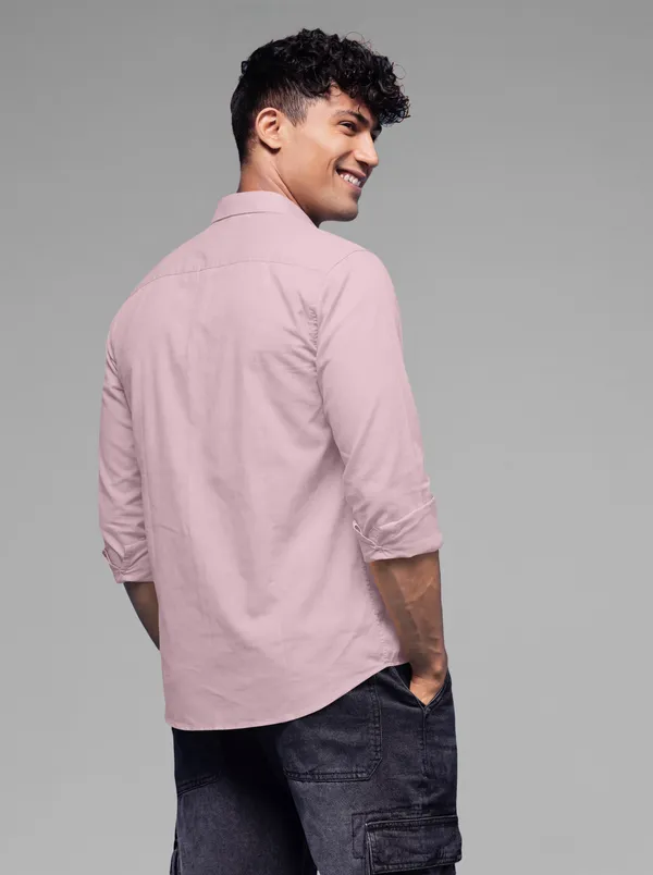 Pink_Cotton_Casual_Solid_Full_Sleeve_Shirt_For_Men