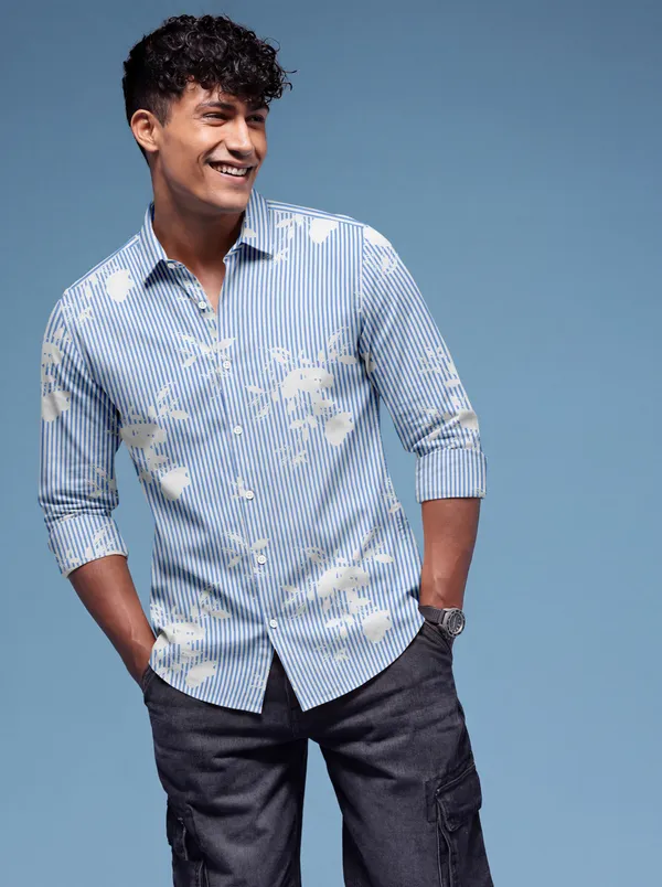 Blue_And_White_Cotton_Casual_Printed_Full_Sleeve_Shirt_For_Men