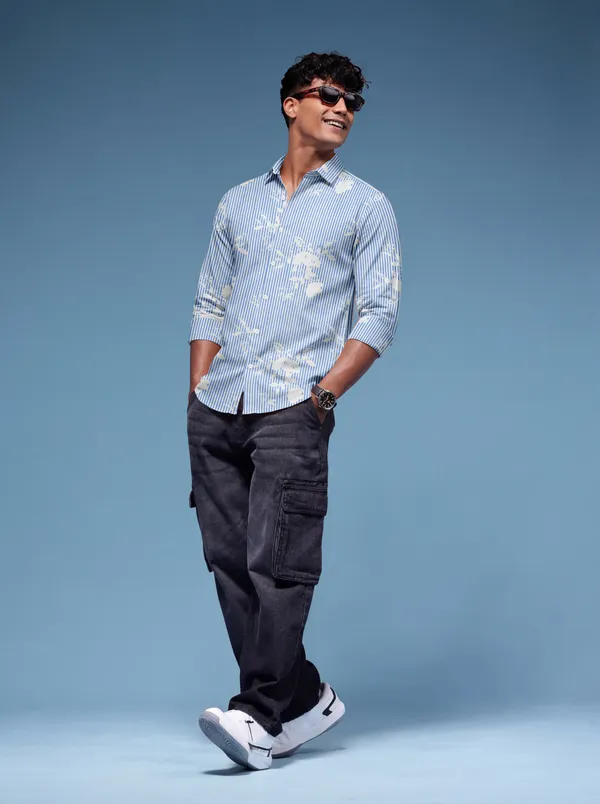 Blue_And_White_Cotton_Casual_Printed_Full_Sleeve_Shirt_For_Men