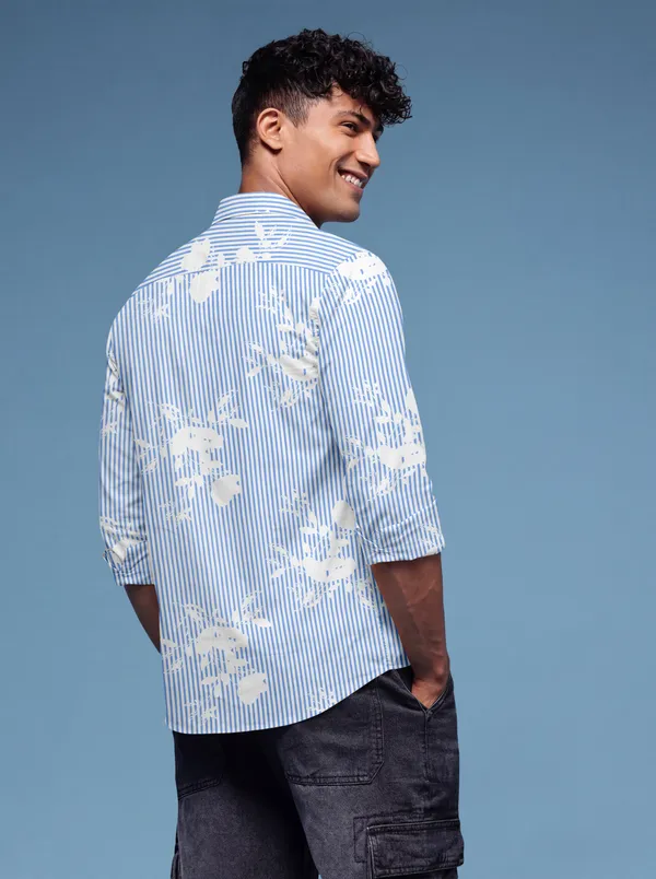 Blue_And_White_Cotton_Casual_Printed_Full_Sleeve_Shirt_For_Men