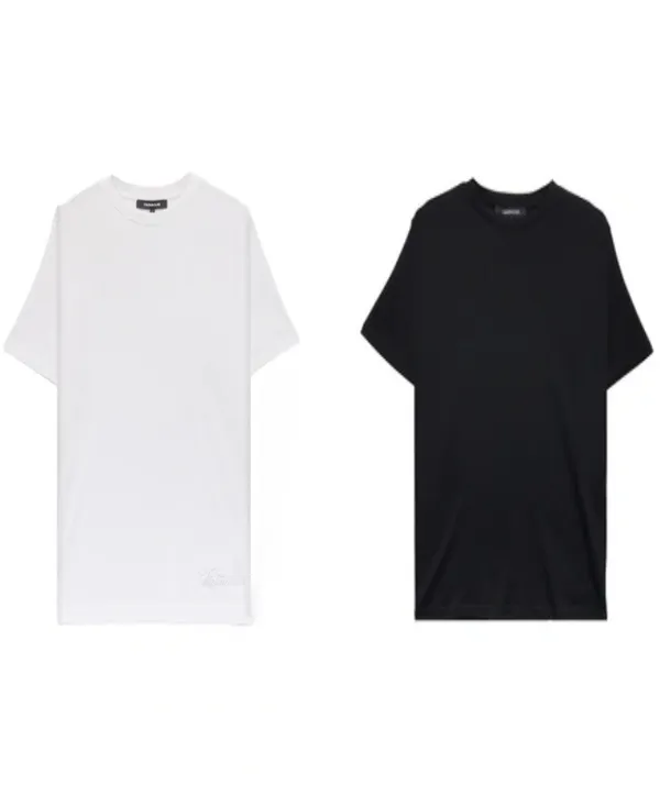 White_And_Black_Crew_Neck_T-Shirt_Pack_Of_2