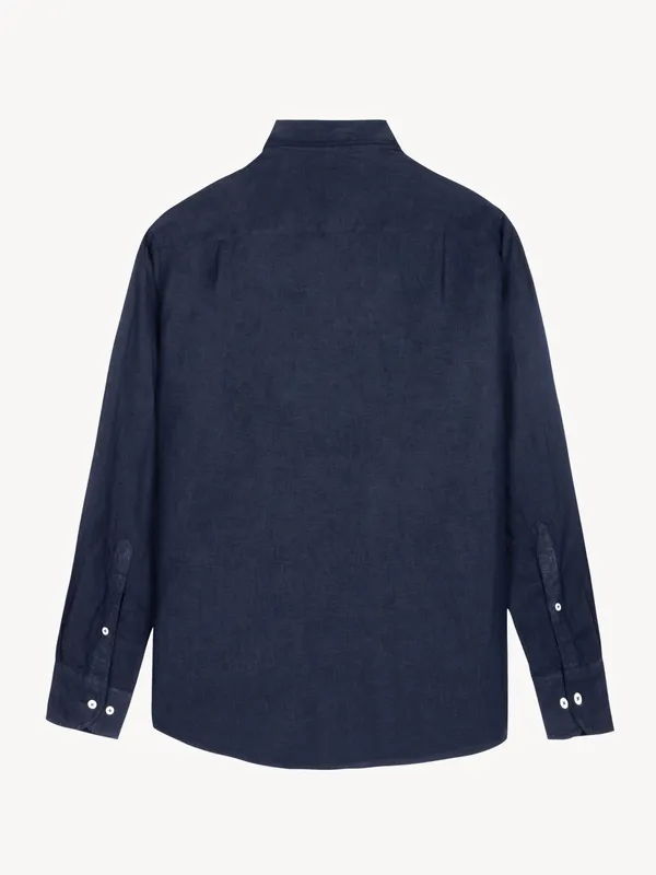 White_And_Blue_Linen_Shirt__Pack_Of_2