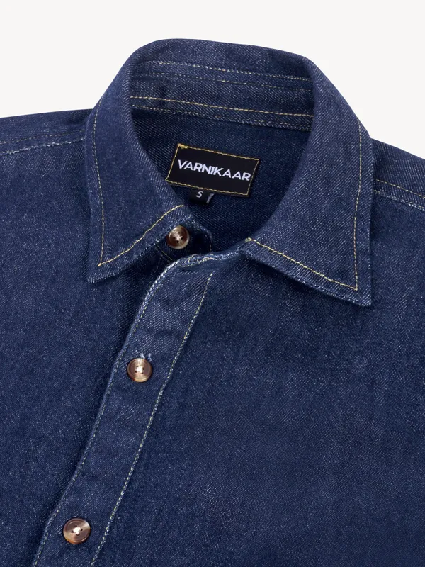 Raw_Indigo_Craft_Heavyweight_Denim_Shirt