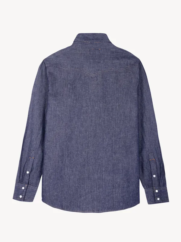 Cotton_Hemp_Denim_Western_Shirt_-_Blue
