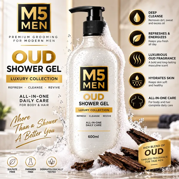 M5_MEN_Oud_Shower_Gel_for_Men_|_600_ml_|_Luxury_Collection_|_Refresh,_Cleanse_&_Revive
