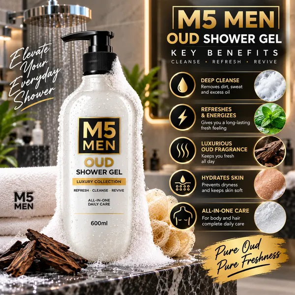 M5_MEN_Oud_Shower_Gel_for_Men_|_600_ml_|_Luxury_Collection_|_Refresh,_Cleanse_&_Revive
