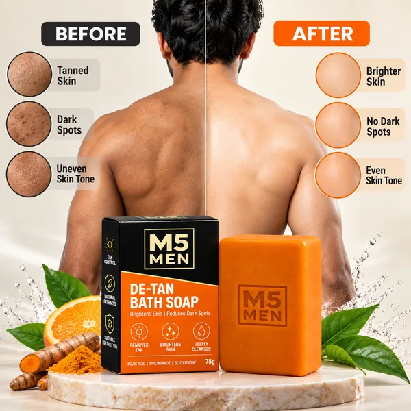 M5MEN_Turmeric_&_Kojic_Acid_De_tan_Bath_Soap_75gm_|_Skin_Brightening_&_Tan_Removal_Bathing_Soap_for_Men_|_Kojic_Soap_–_Dark_Spots,_Pigmentation_|_Turmeric_&_Niacinamide_(Pack_of_2)