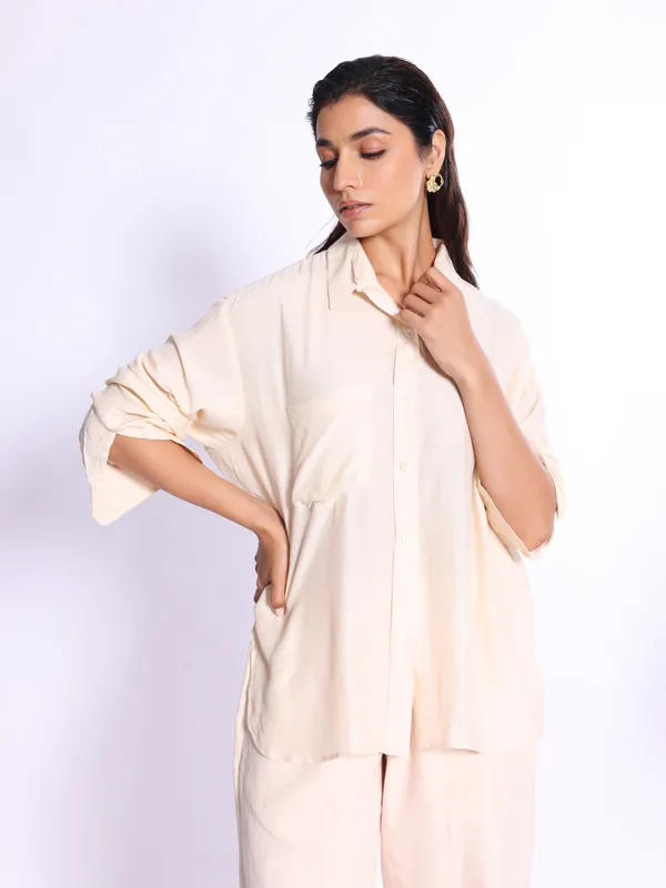 CALM_White_Shirt_–_Stylish_Casual_Wear_For_Women