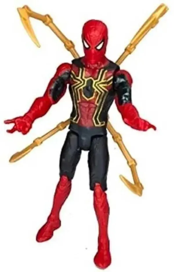 A_Magical_Hub_Spider_Man_Action_Figure_Toys_With_Weapon_And_Led_Light_Super_Heroes_Toy_Red_Pack_Of_1
