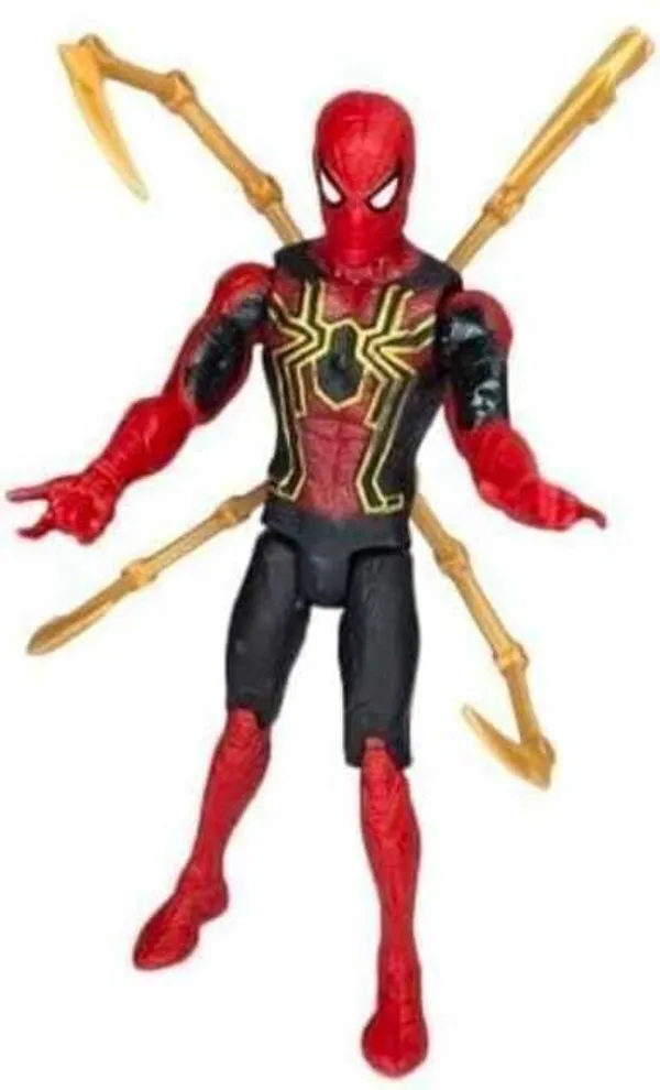 A_Magical_Hub_Spider_Man_Action_Figure_Toys_With_Weapon_And_Led_Light_Super_Heroes_Toy_Red_Pack_Of_1