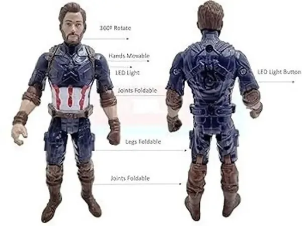 A_Magical_Hub_Avenger_Superheroes_Captain_America_And_Thor_Combo_Pack,_Action_Figure_Toys_Pack_Of_2