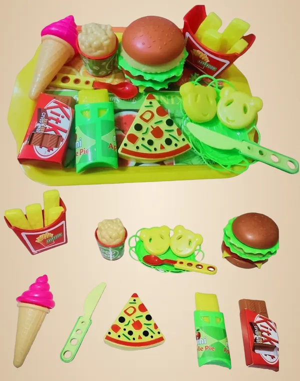 A_Magical_Hub_Play_Food_Realistic_Fast_Food_Toy_For_Kids,__18_Pcs_Play_Fast_Food_Set_Pack_Of_1