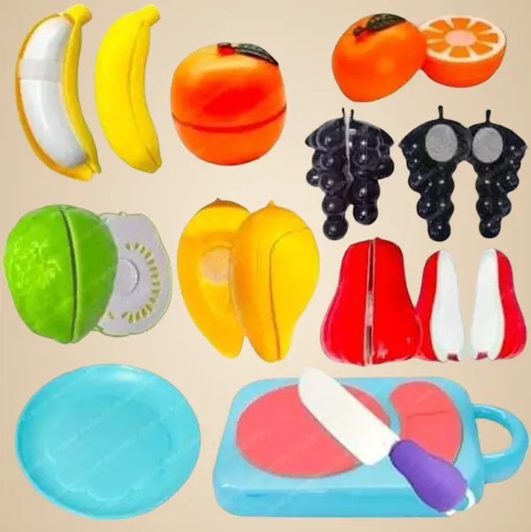 A_Magical_Hub_8_Pcs_Fruits_Play_Toy_Set_With_Pan,_Pretend_Play_Food_Cooking_Toy_For_Kids_Pack_Of_1