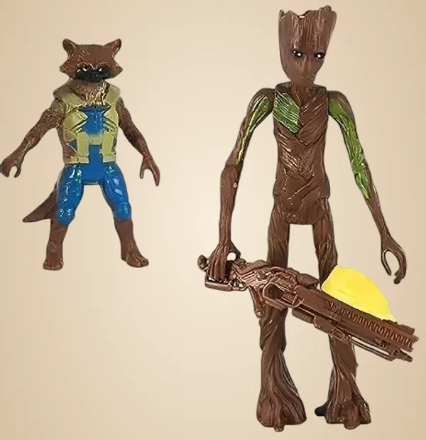 A_Magical_Hub_Combo_Pack_Of_Groot_And_Rocket_Toy_With_Weapons|_Avengers_Infinity_War_Toy_Pack_Of_1