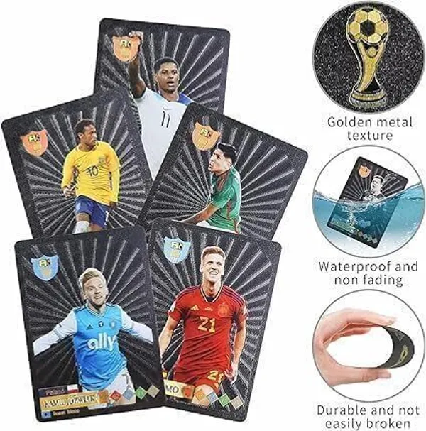 A_Magical_Hub_Football_Star_Cards_55_Gold_Foil_Football_Trading_Card_For_Football_Black_Pack_Of_2