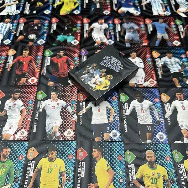 A_Magical_Hub_Football_Star_Cards_55_Gold_Foil_Football_Trading_Card_For_Football_Black_Pack_Of_2