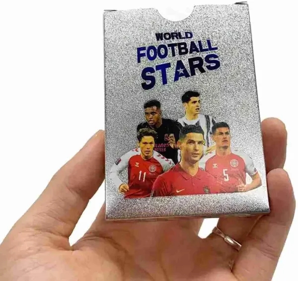A_Magical_Hub_Champions_League_Football_Collector_Cards_55_Pcs_Unofficial_Trading_Card_Game_Football_Silver_Pack_Of_2