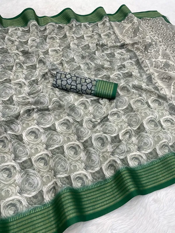Pista_Aura_Cotton_Silk_Digital_Print_With_Latkan_Work_Saree_For_Women