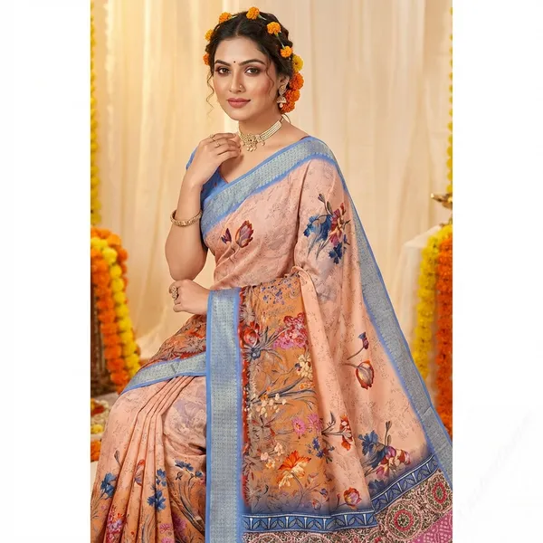 Brown_Aura_Cotton_Silk_Digital_Print_With_Latkan_Work_Saree_For_Women