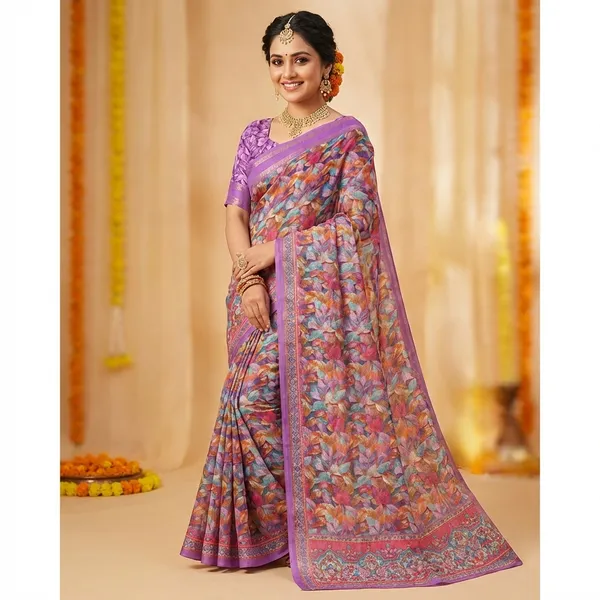Purple_Aura_Cotton_Silk_Digital_Print_With_Latkan_Work_Saree_For_Women