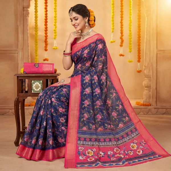 Pink_Aura_Cotton_Silk_Digital_Print_With_Latkan_Work_Saree_For_Women