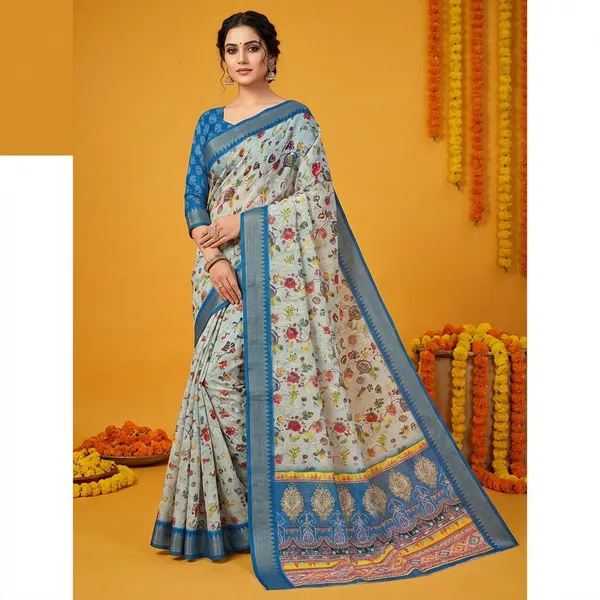 Rama_Aura_Cotton_Silk_Digital_Print_With_Latkan_Work_Saree_For_Women