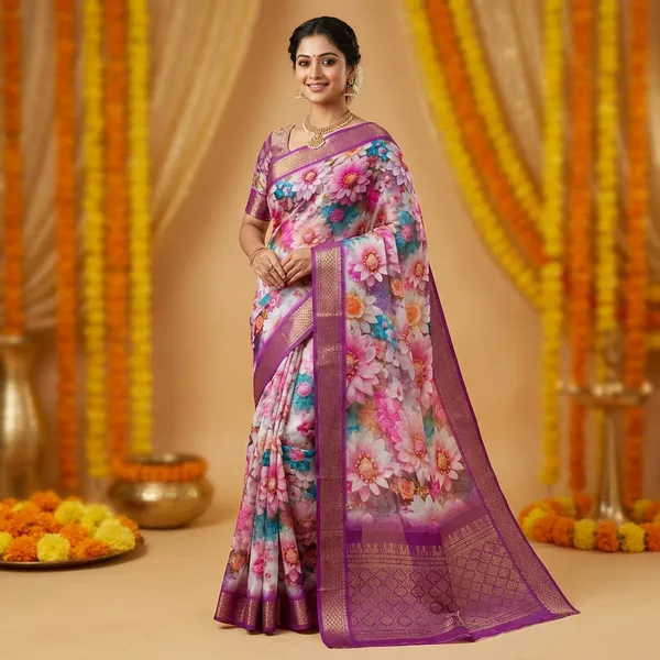 Wine_Aura_Cotton_Silk_Digital_Print_With_Latkan_Work_Saree_For_Women