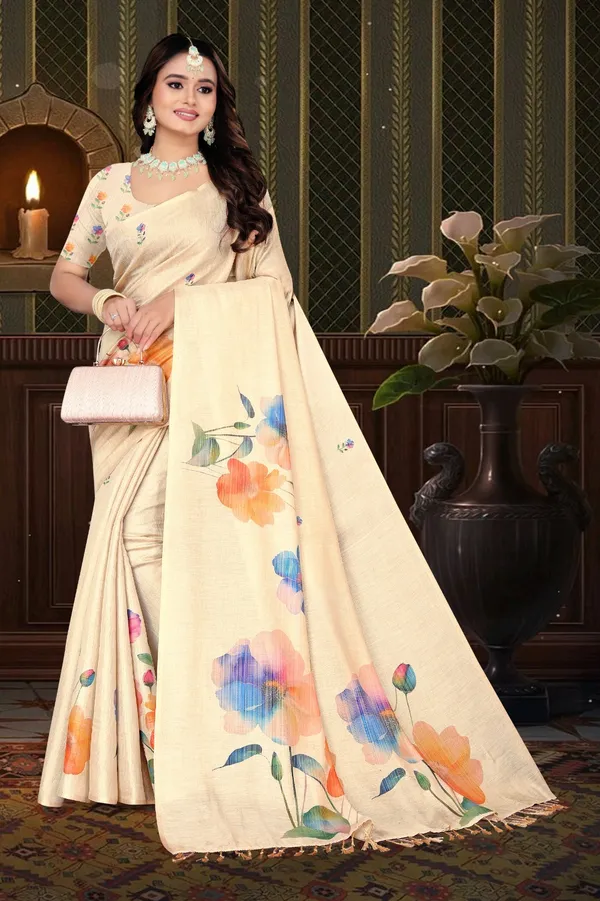 Cream_Erode_Cotton_Silk_Digital_Print_With_Latkan_Work_Saree_For_Women