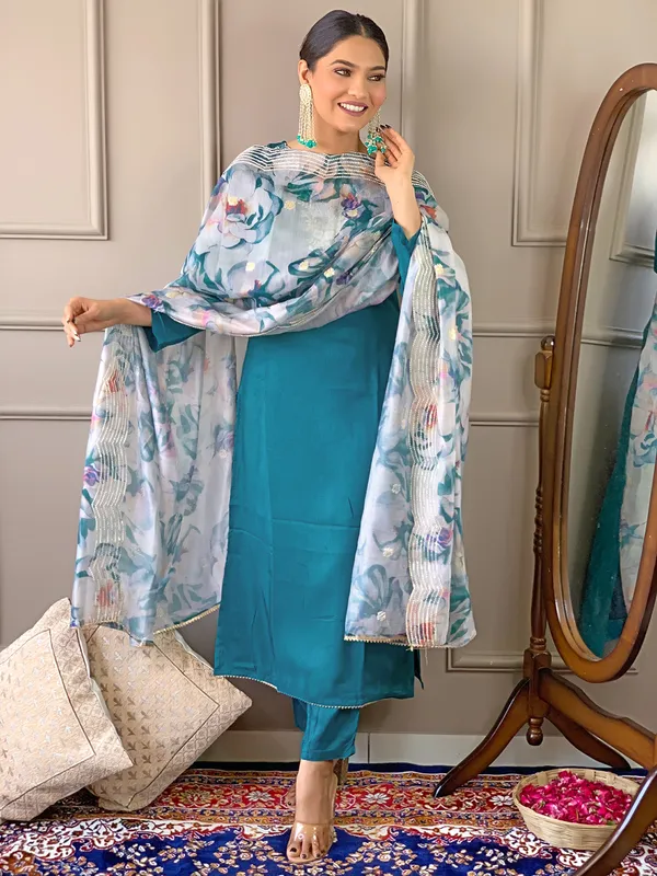 Rama_Viscose_Chanderi_Embroidery_Kurti_With_Pant_&_Dupatta_For_Women