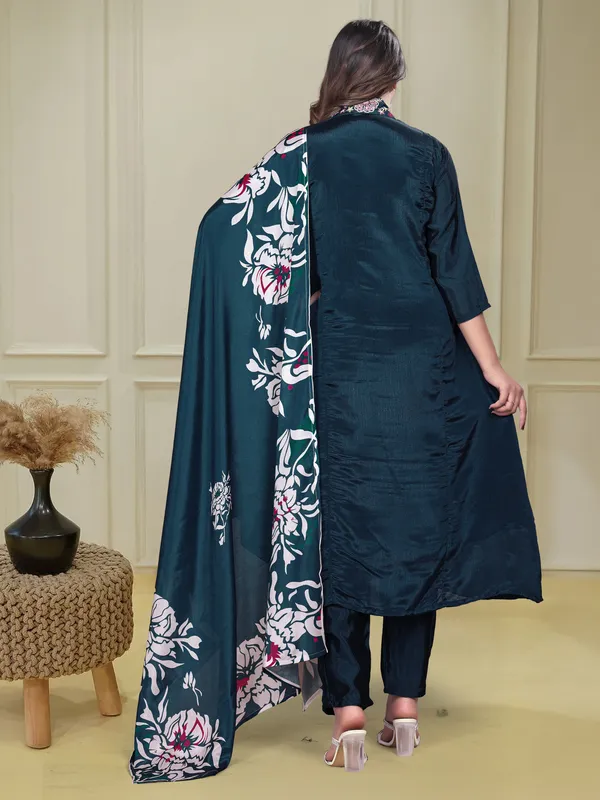 Rama_Chinnon_Embroidered_Kurti_With_Pant_&_Dupatta_For_Women