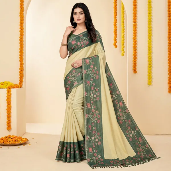 White_Erode_Cotton_Silk_Digital_Print_With_Latkan_Work_Saree_For_Women