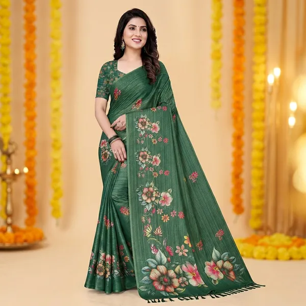 Green_Erode_Cotton_Silk_Digital_Print_With_Latkan_Work_Saree_For_Women