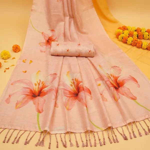 Peach_Erode_Cotton_Silk_Digital_Print_With_Latkan_Work_Saree_For_Women
