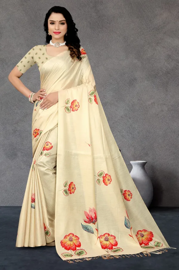 Cream_Erode_Cotton_Silk_Digital_Print_With_Latkan_Work_Saree_For_Women