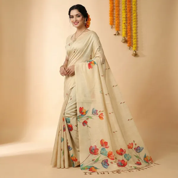 Cream_Erode_Cotton_Silk_Digital_Print_With_Latkan_Work_Saree_For_Women