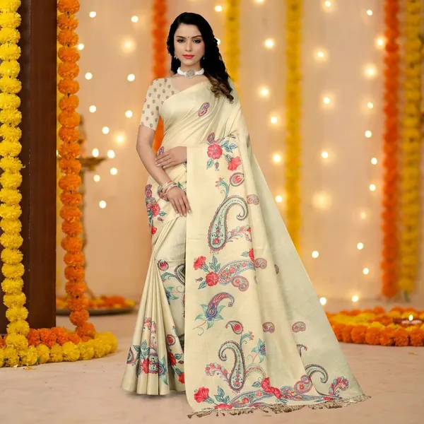 Cream_Erode_Cotton_Silk_Digital_Print_With_Latkan_Work_Saree_For_Women