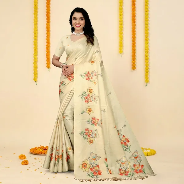 Cream_Erode_Cotton_Silk_Digital_Print_With_Latkan_Work_Saree_For_Women