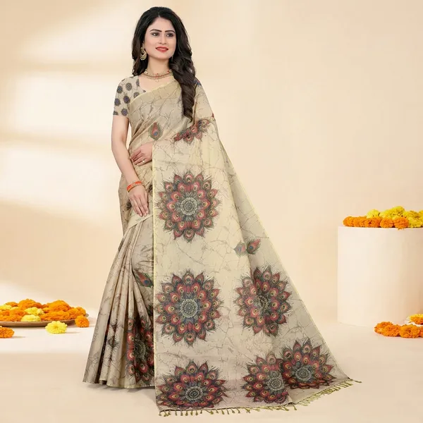 Cream_Erode_Cotton_Silk_Digital_Print_With_Latkan_Work_Saree_For_Women