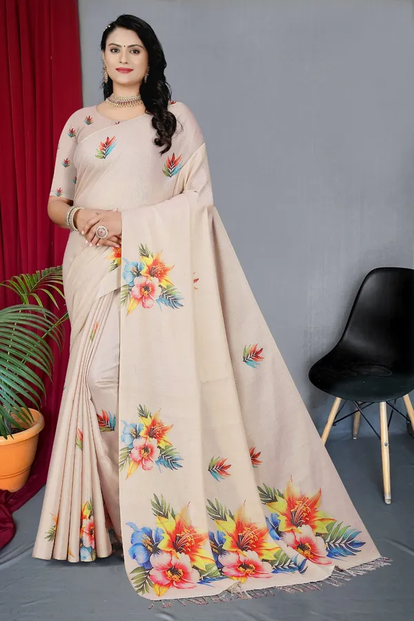 Cream_Erode_Cotton_Silk_Digital_Print_With_Latkan_Work_Saree_For_Women